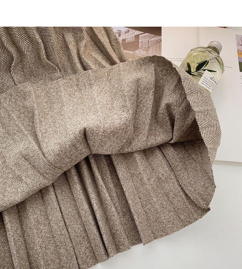 Korean minority design fashion shows the trend of thin skirt  5737