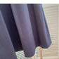 Hong Kong style high waist medium length A-shaped umbrella skirt  5830