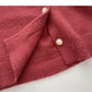 Single breasted V-neck Vintage sweater cardigan female  6013