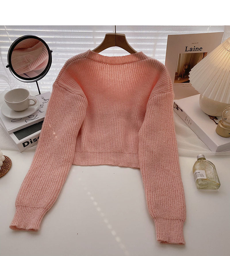 New Korean leisure aging foreign style long sleeved top  6635