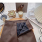 Korean solid color versatile fashion high waist PU leather bag hip skirt  5520