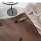 Korean version high waist design feels thin, hip wrapped A-shaped skirt  5408