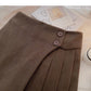 Minority Design altersreduzierender schmaler Faltenrock mit hoher Taille 5416