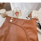 Korean style irregular small split A-shaped Hip Wrap Skirt  5374