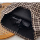 Age reducing Retro High Waist tweed plaid skirt  5505