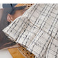 Plaid Design A-line skirt ruffled fishtail high waist skirt  5372