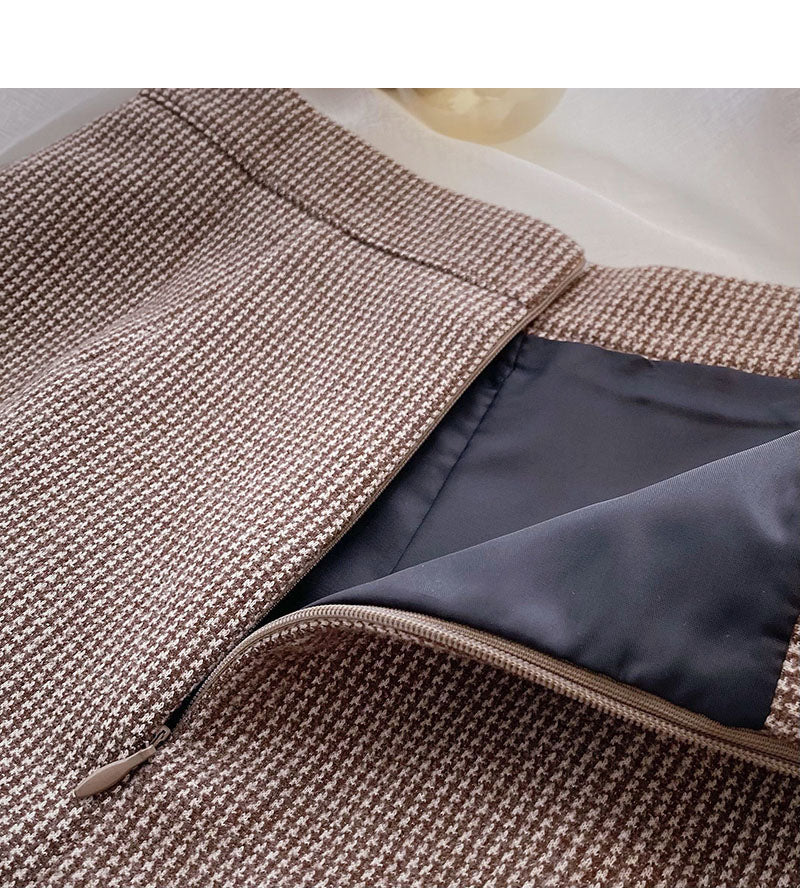 Korean minority temperament shows thin Hip Wrap Skirt  5491