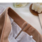 Woolen skirt sweet solid color high waist thin A-line skirt  5438