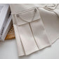 Pleated half length skirt age personalized chain high waist A-line skirt  5373