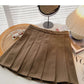 Faltenrock für Frauen, schmale Mode, hohe Taille, A-Linienrock, Mode 5440
