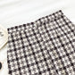 Sweet plaid skirt, retro, slim and anti light A-line skirt  5308