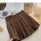 Pleated skirt high waist casual skirt  5338
