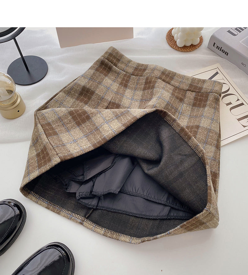 New Korean fashion bag hip slim A-line short skirt  5301