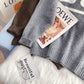 Languid wind and foreign style aging bottomed sweater  5155