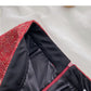 Small fragrance A-shaped skirt, irregular Hip Wrap Skirt  5359