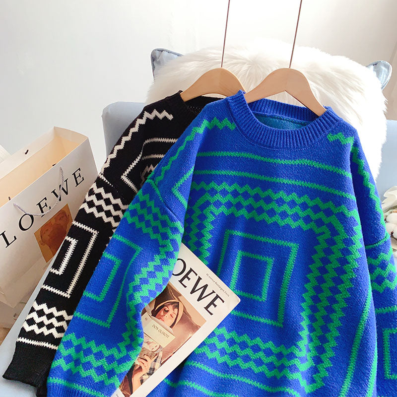 Vintage fauler Pullover neuer Pullover 5124