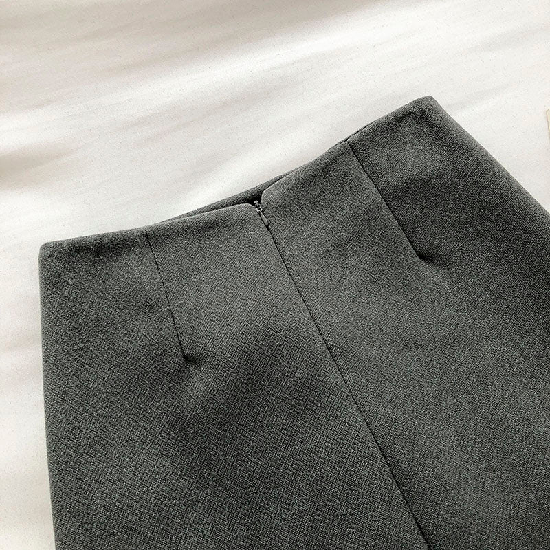 New Korean Vintage Wool Skirt  5275