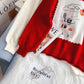 Christmas Sweater besticktes Strickunterteil für Damen 5154