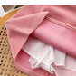 High waist irregular tweed skirt sweet solid color  5354