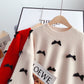 Sanfter Schleifenpullover Pullover Pullover Top 5120