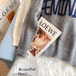 Lazy wind round neck letter sweater sweater sweater top  5221