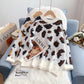 Leopard print Mohair women's Pullover 5200