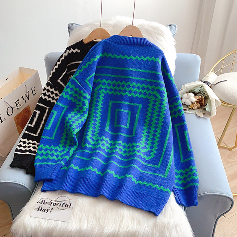 Vintage fauler Pullover neuer Pullover 5124