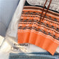 Retro national style knitted vest women's sweater vest  5107