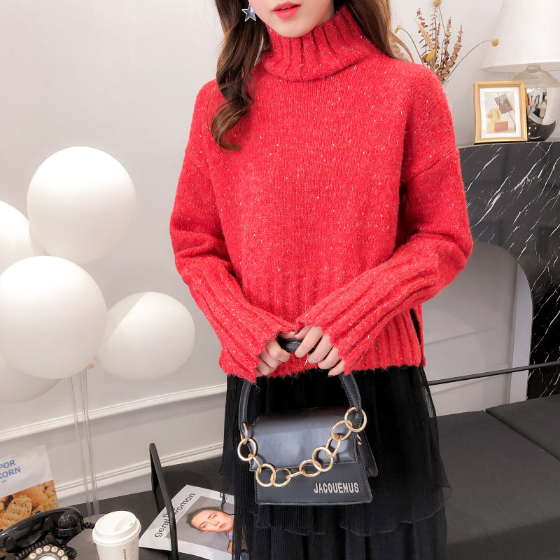 Vintage high neck Japanese sweater  5267