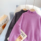 High neck sweater design sense of minority sweater top  5228