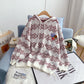 Net red hooded sweater with Korean knitted sweater  5111