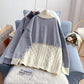 High neck sweater design sense of minority knitted bottoming shirt  5230