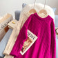 Design Sense Hanf-Pullover mit Spitzenkragen 5110