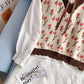 New design sense of knitted vest  5144