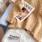 Design lamb wool stitched turtleneck sweater  5177