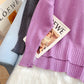 High neck sweater design sense of minority sweater top  5228