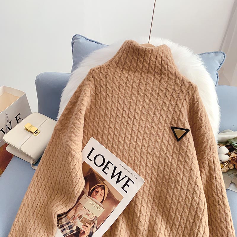 Lazy wind Vintage turtleneck sweater  5152