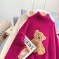 Cartoon Bear Lazy Wind Pullover im ausländischen Stil 5238