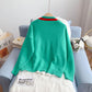 New Vintage college style sweater coat women  5122