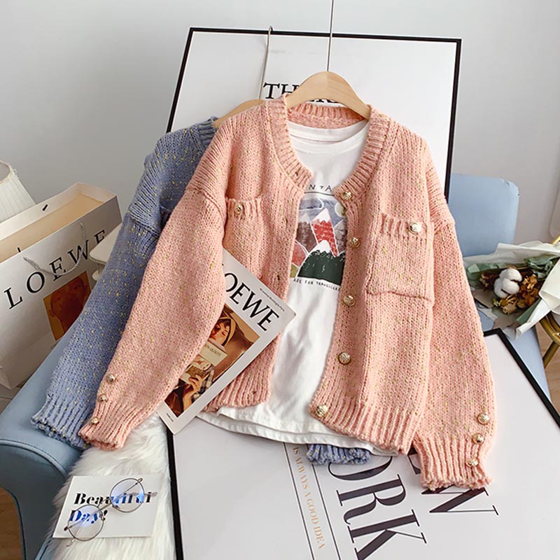 Neue kleine Duftmantel Damen Strickjacke 5174
