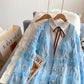 Design three-dimensional heavy industry bow sweater coat  5245