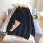 Klein blue turtleneck sweater Vintage sweater  5211