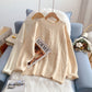 Sanfter Pullover Damen neues Strickunterteil Shirt 5127