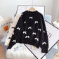 Sanfter Schleifenpullover Pullover Pullover Top 5120
