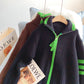 Lazy design high neck zipper sweater cardigan women  4953