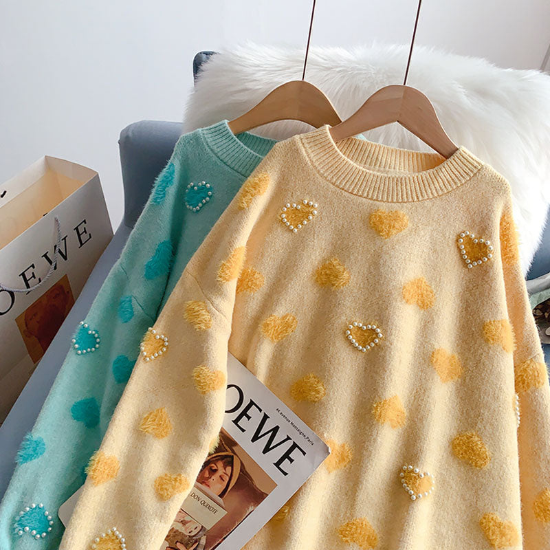 Love sweater sweet sweater top  5069