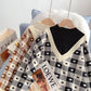 Half turtleneck sweater design fake two-piece sweater top  4964
