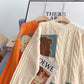 Little bear sweater female Pullover twist knit  5016