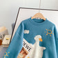 Sweater Pullover Sweater loose Korean sweater top  5001