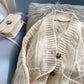 Twist Pullover Cardigan mittellanger Pullover Mantel 5100